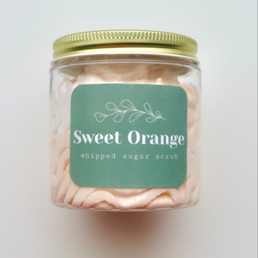Sweet Orange Whipped Sugar Scrub