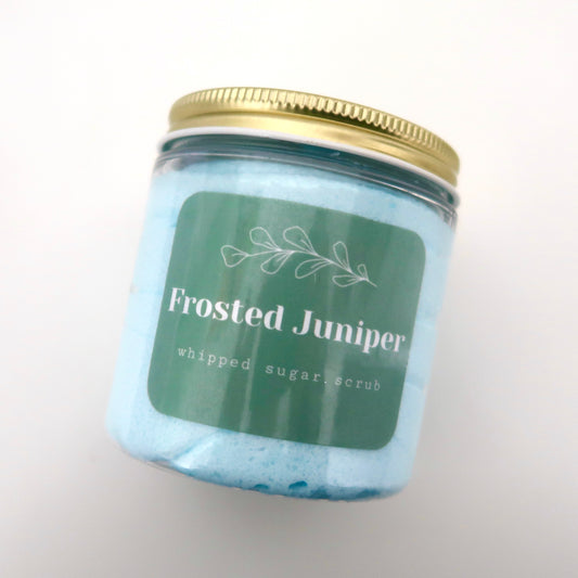 Frosted Juniper Whipped Sugar Scrub