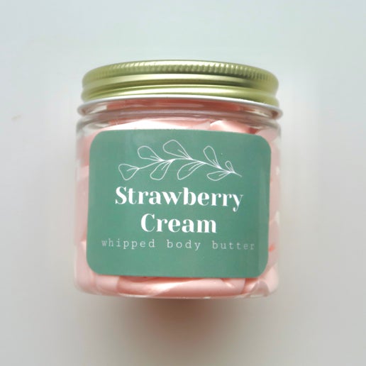 Strawberry Cream Whipped Body Butter